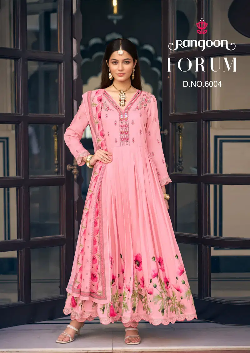 Forum By Rangoon Muslin Digita Kurti Bottom With Dupatta Suppliers In India